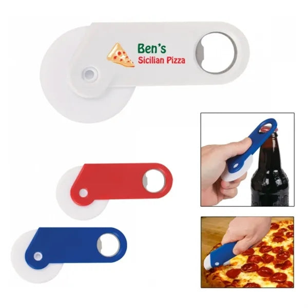 Pizza Cutter With Bottle Opener