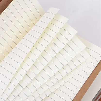 Leather Travel Refillable Diary Journal Notepad for Writing