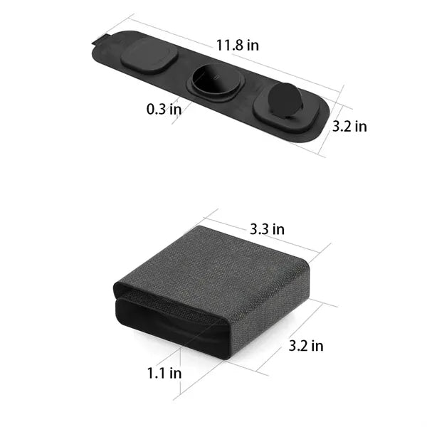 3 in 1 Foldable Phone Watch Earphone 15W Fast Charging Dock