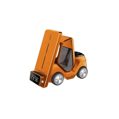 Forklift Shape Clock Wireless Charger with LED Light