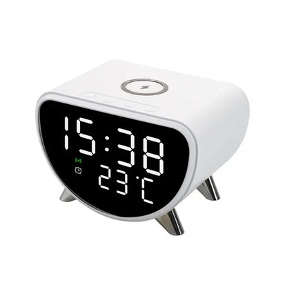 3 in 1 Wireless Charger Temperature Display Alarm Clock
