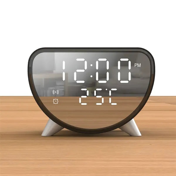3 in 1 Wireless Charger Temperature Display Alarm Clock