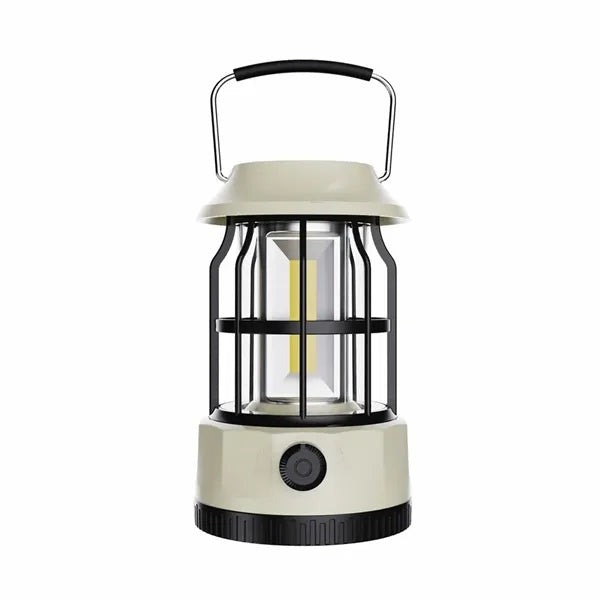 Retro Solar Powered Hanging Camping Horse Light COB Lantern