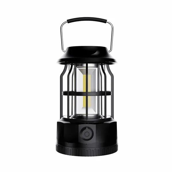 Retro Solar Powered Hanging Camping Horse Light COB Lantern