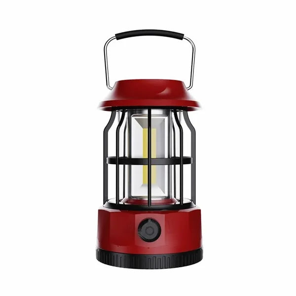 Retro Solar Powered Hanging Camping Horse Light COB Lantern