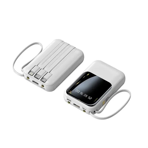 Portable Charger With Built In Cable