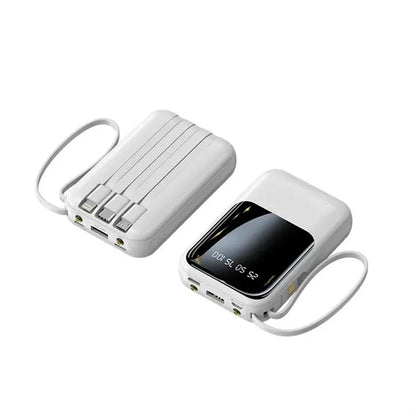 Portable Charger With Built In Cable