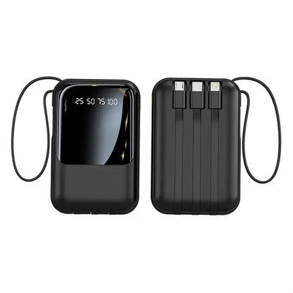Portable Charger With Built In Cable