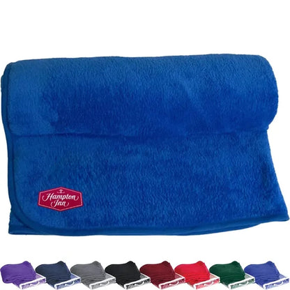Custom Embroidered 280G Micro Plush Blankets, 50" X 60"