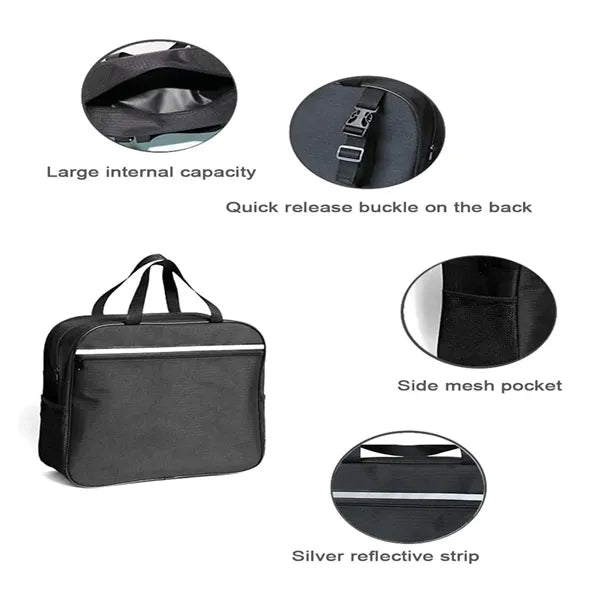 Wheelchair Backpack Storage Bag With Reflective Stripe