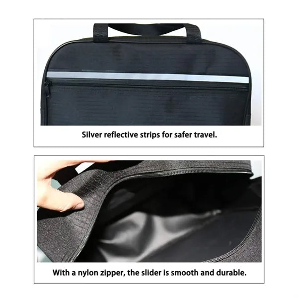 Wheelchair Backpack Storage Bag With Reflective Stripe