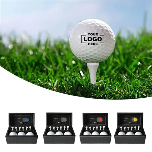 Golf Accessories Balls Tees Divot Tool Gift Set