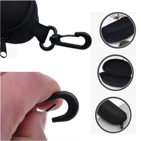Portable Lightweight Sunglasses Case with Cleaning Cloth