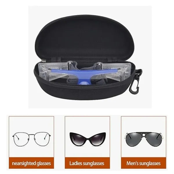 Portable Lightweight Sunglasses Case with Cleaning Cloth