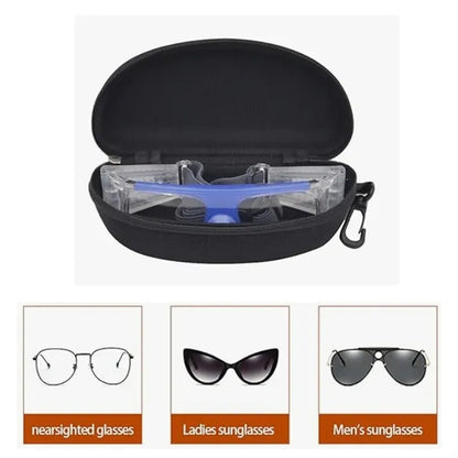 Portable Lightweight Sunglasses Case with Cleaning Cloth
