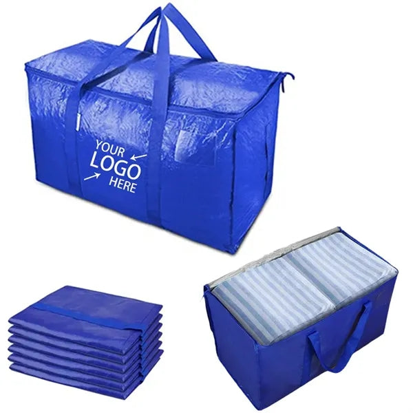 Extra Large Moving Bags with Zippers And Carrying Handles