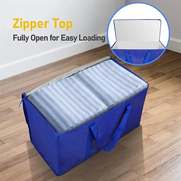 Extra Large Moving Bags with Zippers And Carrying Handles