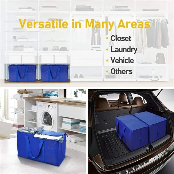 Extra Large Moving Bags with Zippers And Carrying Handles