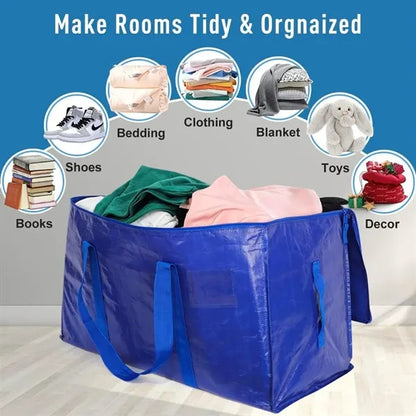 Extra Large Moving Bags with Zippers And Carrying Handles