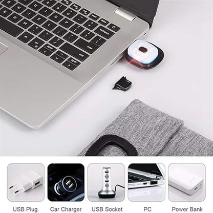 Rechargeable Led Beanie Hat With Light