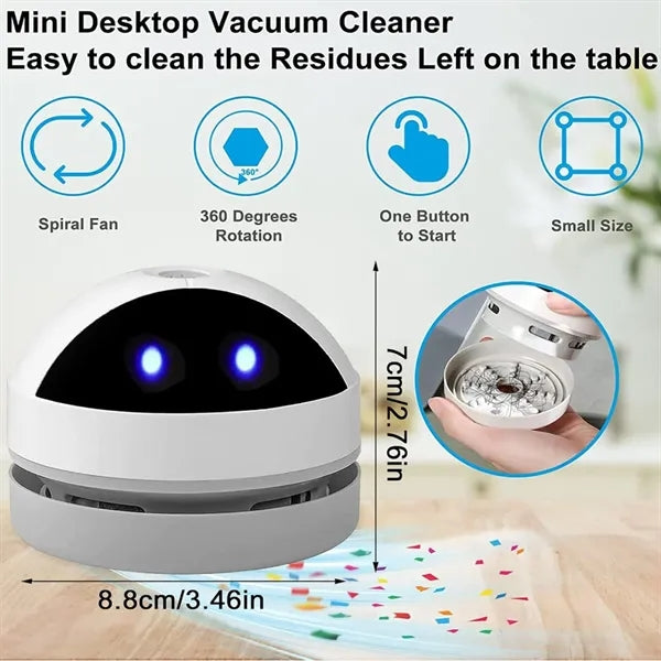 Portable Mini Desktop Vacuum Cleaner
