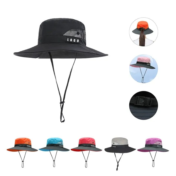 Unisex Sun Hat with Wide Brim - UPF 50+