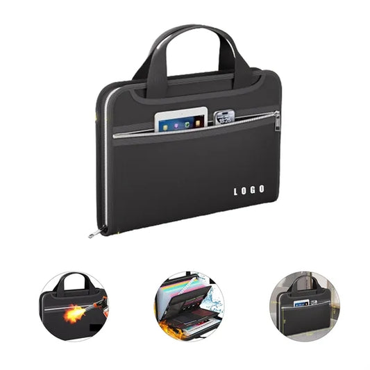 Fireproof Accordion File Organizer with Handle