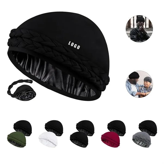 Silk Satin Lined Halo Turban Head Wrap