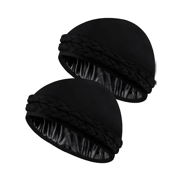 Silk Satin Lined Halo Turban Head Wrap