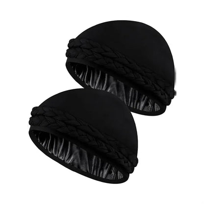 Silk Satin Lined Halo Turban Head Wrap