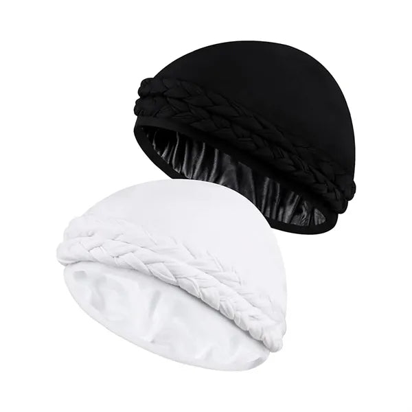 Silk Satin Lined Halo Turban Head Wrap