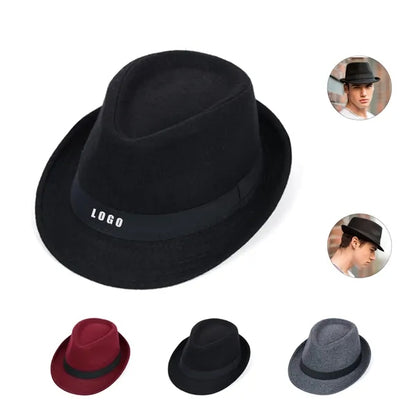 Unisex Trilby Fedora Hat - Short Brim