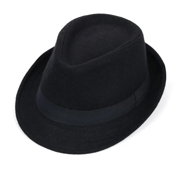 Unisex Trilby Fedora Hat - Short Brim