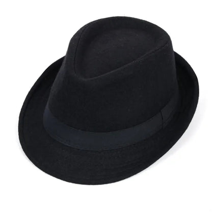 Unisex Trilby Fedora Hat - Short Brim