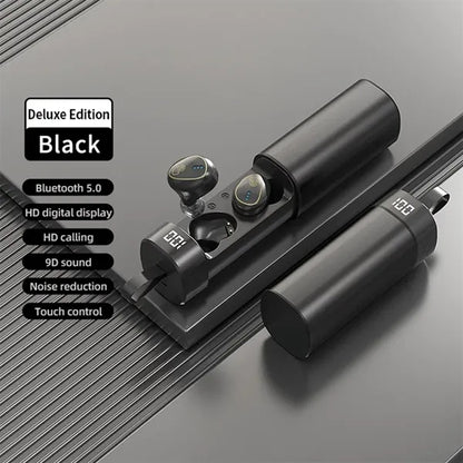 Digital Display Bluetooth Earphones