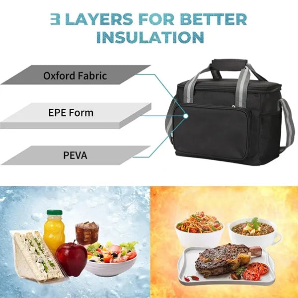 Portable Large Capacity Insulated Lunch Bags For Adults