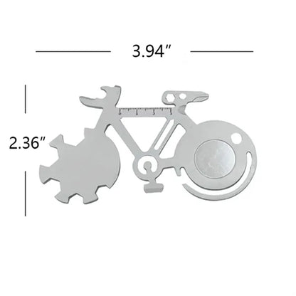 Stainless Steel Mini Portable EDC Bicycle Tool Card