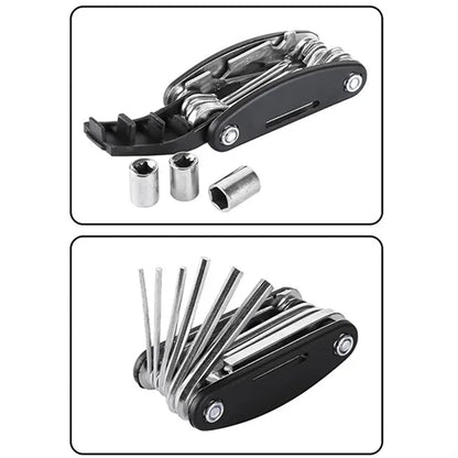 Mini Portable Multi Function Bicycle Tool Repair Kit