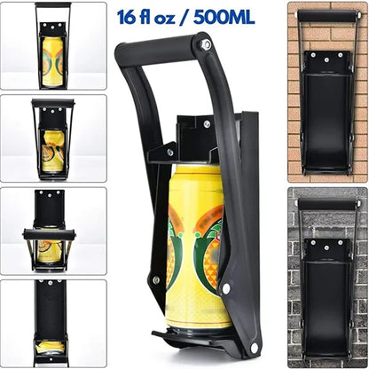 16oz.Metal Can Crusher Wall Mounted for Recycling