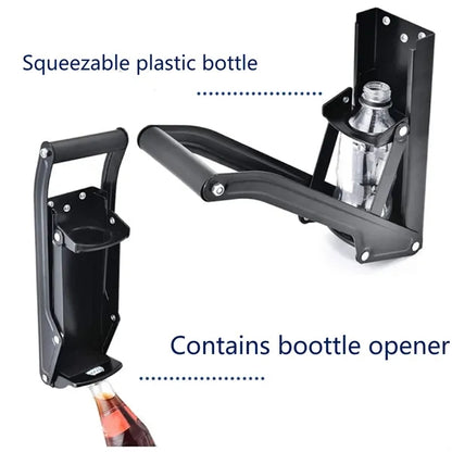 16oz.Metal Can Crusher Wall Mounted for Recycling