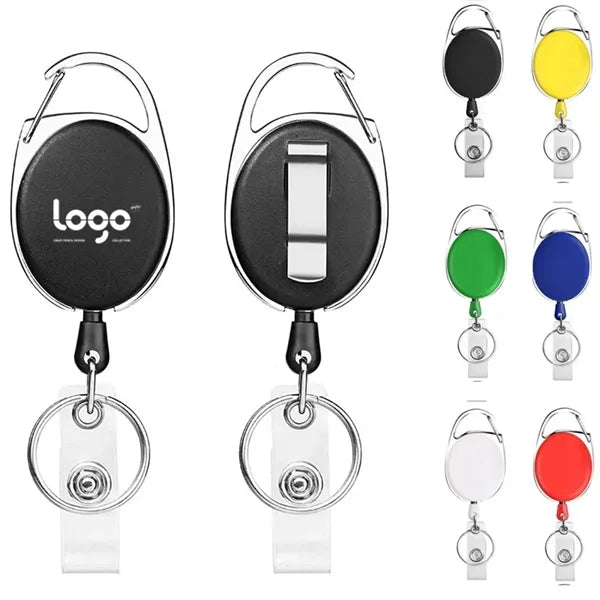 Retractable Keychain Badge HolderRetractable Clip