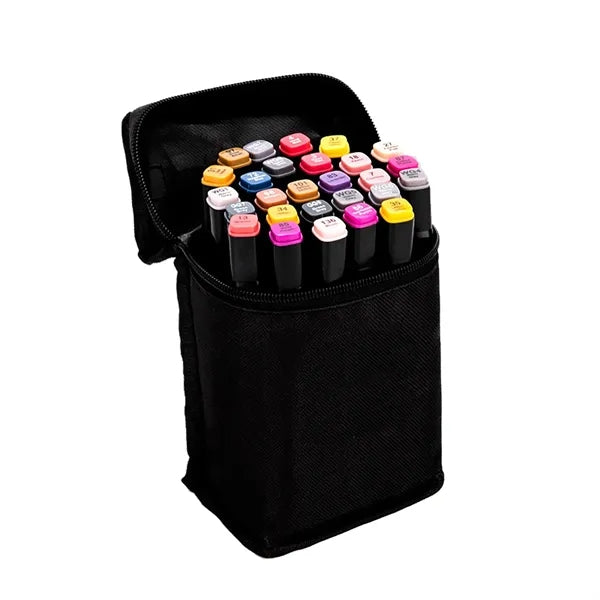 24 Color Alcohol Markers Set