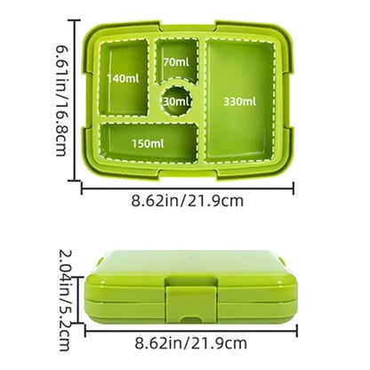 Kids Leak-Proof Lunch Box with Multiple Compartments