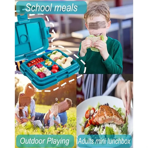 Kids Leak-Proof Lunch Box with Multiple Compartments