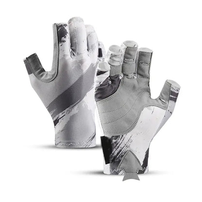 UPF 50+ Sun Protective Fishing Gloves