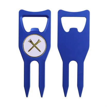 6-in-1 Golf Divot Tool with Bottle Opener