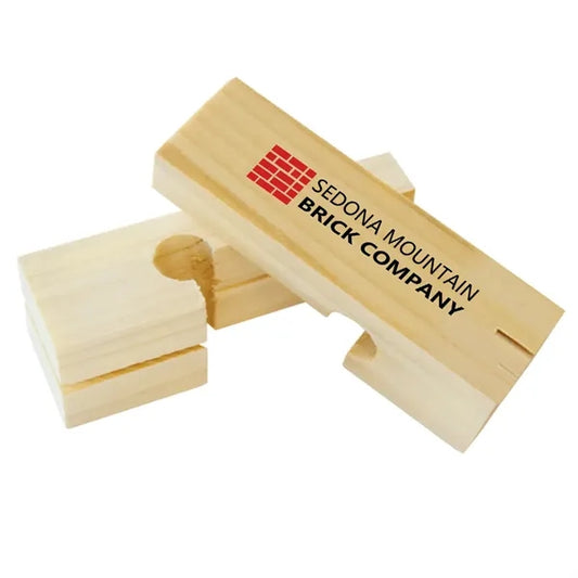 Pair Of Wood Line Block