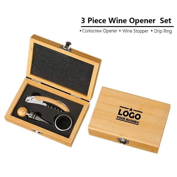 3 Piece Wine Opener Gift Set