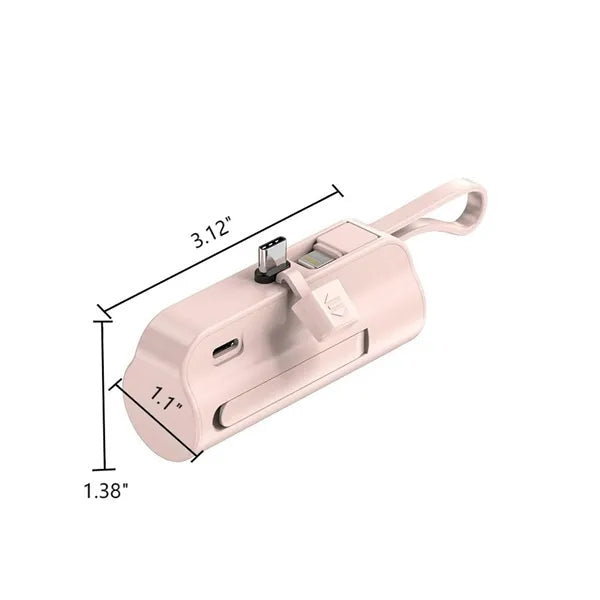 5000mAh Mobile Holder Stands Charger Mini Capsule Power Bank
