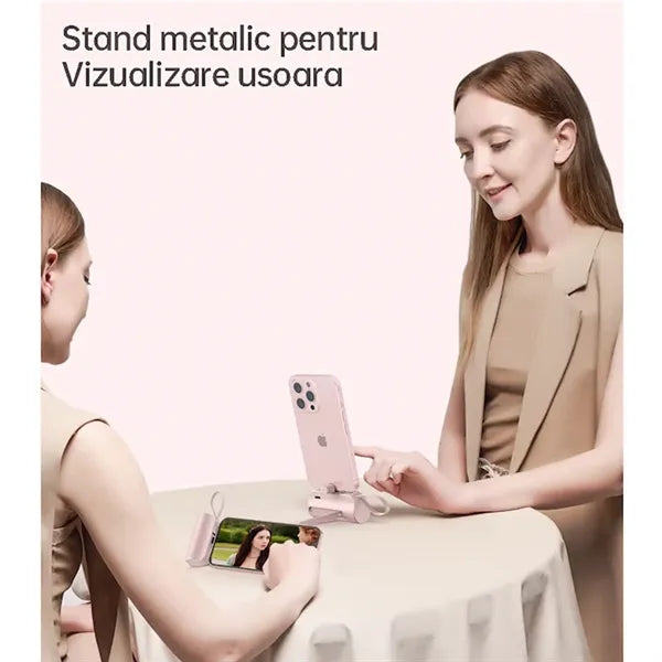 5000mAh Mobile Holder Stands Charger Mini Capsule Power Bank